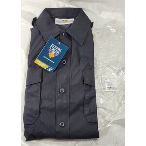 Flying Cross FX6100 Elite Class B Short Sleeve Uniform Shirt - Black - Large